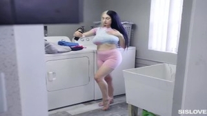 Busty stepsister goes in for hard sex