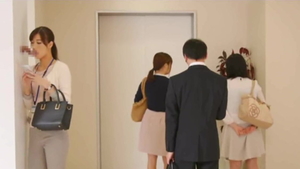 Asian getting a facial in office HD