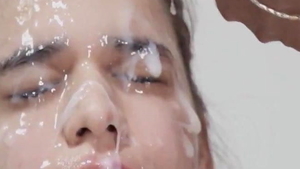 Very shy teen chick digs receiving facial cum loads HD