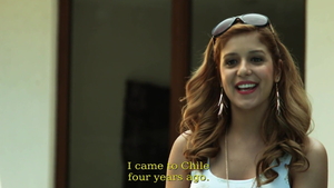 Latina lesbo wearing bikini tongue kissing licking