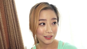 Japanese slut bends over HD