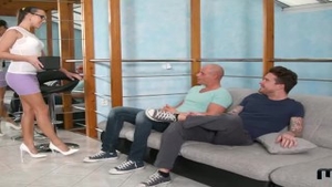 Angel Piaff and Mea Melone blowjobs