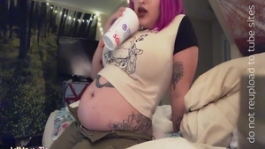 Fetish hard nailining accompanied by fat pawg