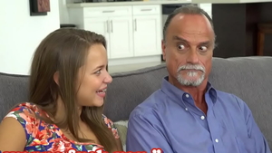 Petite teen chick Kharlie Stone goes wild on cock in the woods