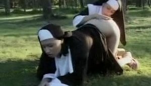 Hard nailining accompanied by nun