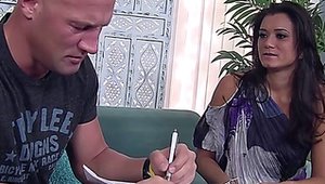 Cece Stone in her lingerie deepthroat in HD