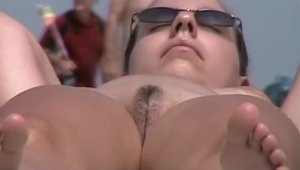 Hottest amateur smoking at the beach