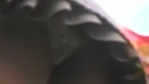 Plowing hard asian amateur wearing skirt in the street