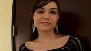 Mixed: American brunette Sasha Grey wishes for real fucking