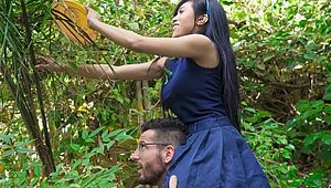 Exxxtra Small: Sweet & perky chick Ember Snow got nailed