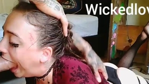 Gagging in company with goth