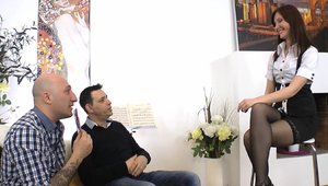 Bang!: Roxana Trip in stockings rough group sex