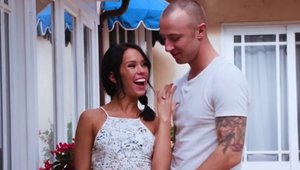 Tight brunette Megan Rain fucked by big dick husband