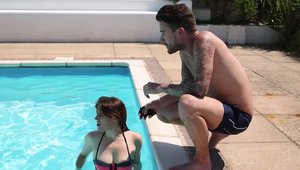 Joy Bear: Beautiful babe Ava Austen cleanest bends over