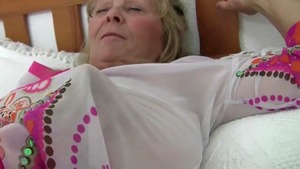 Fucking next to granny wearing pantyhose