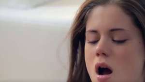 Small tits blonde haired got slammed hard