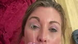 Molly Jane cum swallow