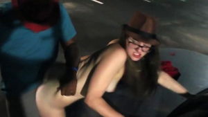 Booty amateur anal interracial