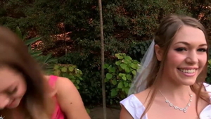 Bride Aurielee Summers and very hot Bree Daniels group sex
